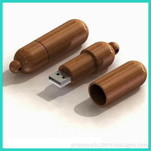 Specializing wood USB Flash Memory Cylinder Barrels